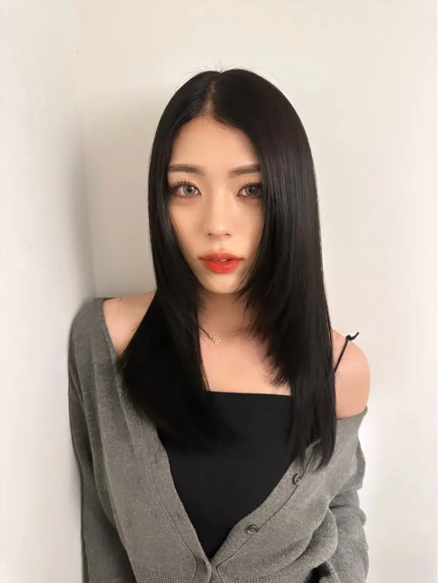 ロング カラー トリートメント Hana ハイトーン🕯🩰のヘアスタイル