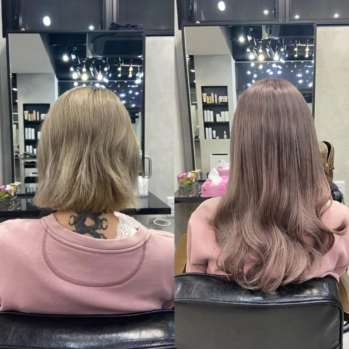 セミロング カラー ヘアアレンジ ar+ ❤︎ maiのヘアスタイル