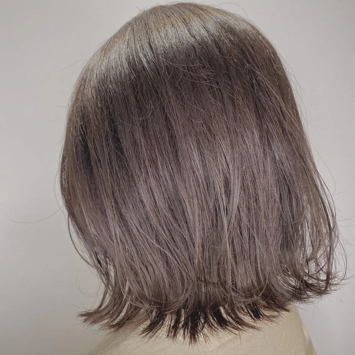 ミディアム カラー ブラウンカラー モカブラウン 暖色カラー🍊 せきゆうかのヘアスタイル