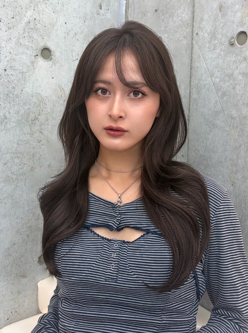 ロング カット ヘアカラー トリートメント 大宮🤍縮毛矯正 レイヤー🪽なるのヘアスタイル