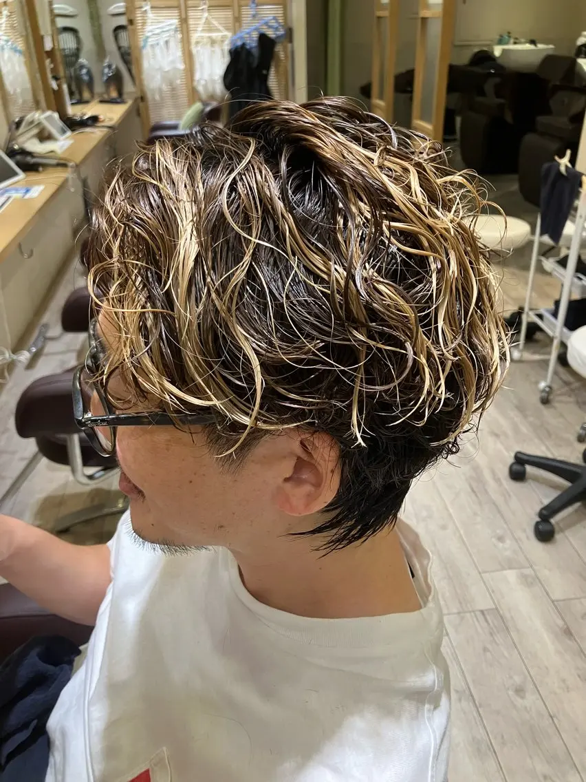 パーマ メンズ ⠀ Rikoのヘアスタイル