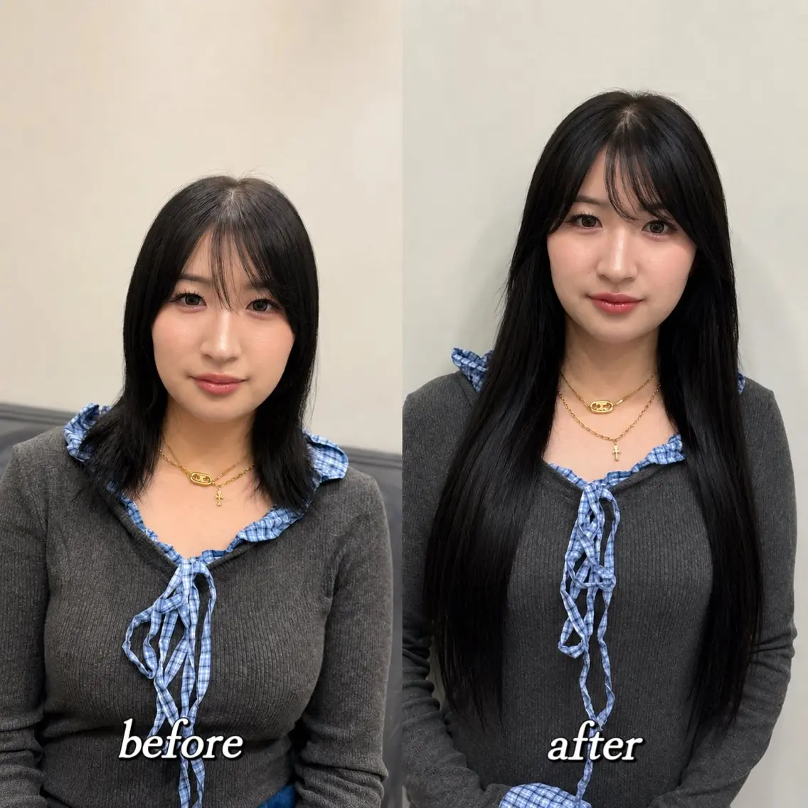 ロング カラー エクステ 🦋REISA🦋 エクステ×ハイトーンのヘアスタイル