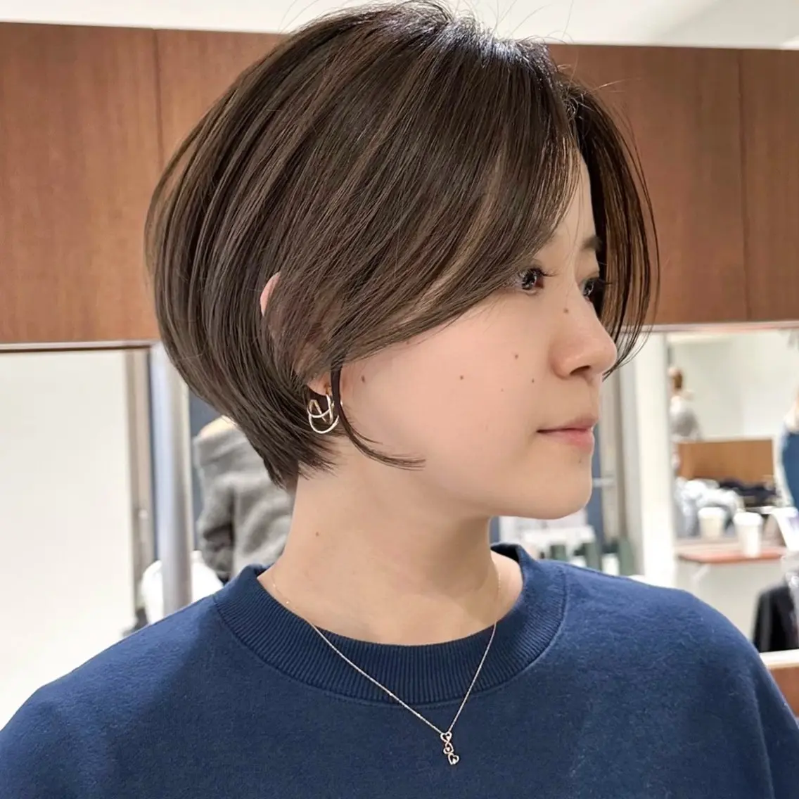 ショート カット ヘアカラー ショート特化✨ 津々美のヘアスタイル