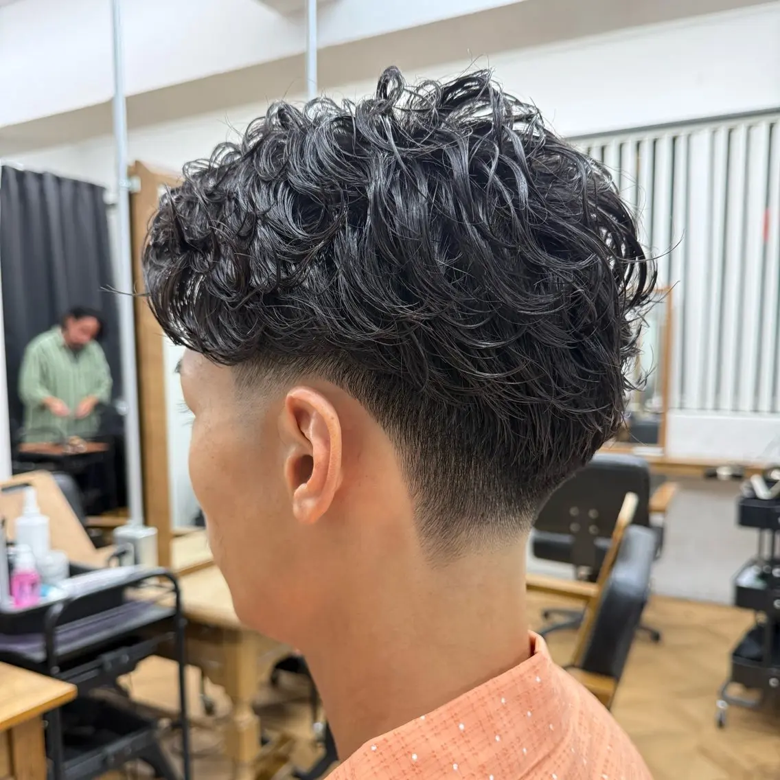 ショート パーマ メンズ 立川メンズ特化/ パーマ職人/氣田瞬介のヘアスタイル