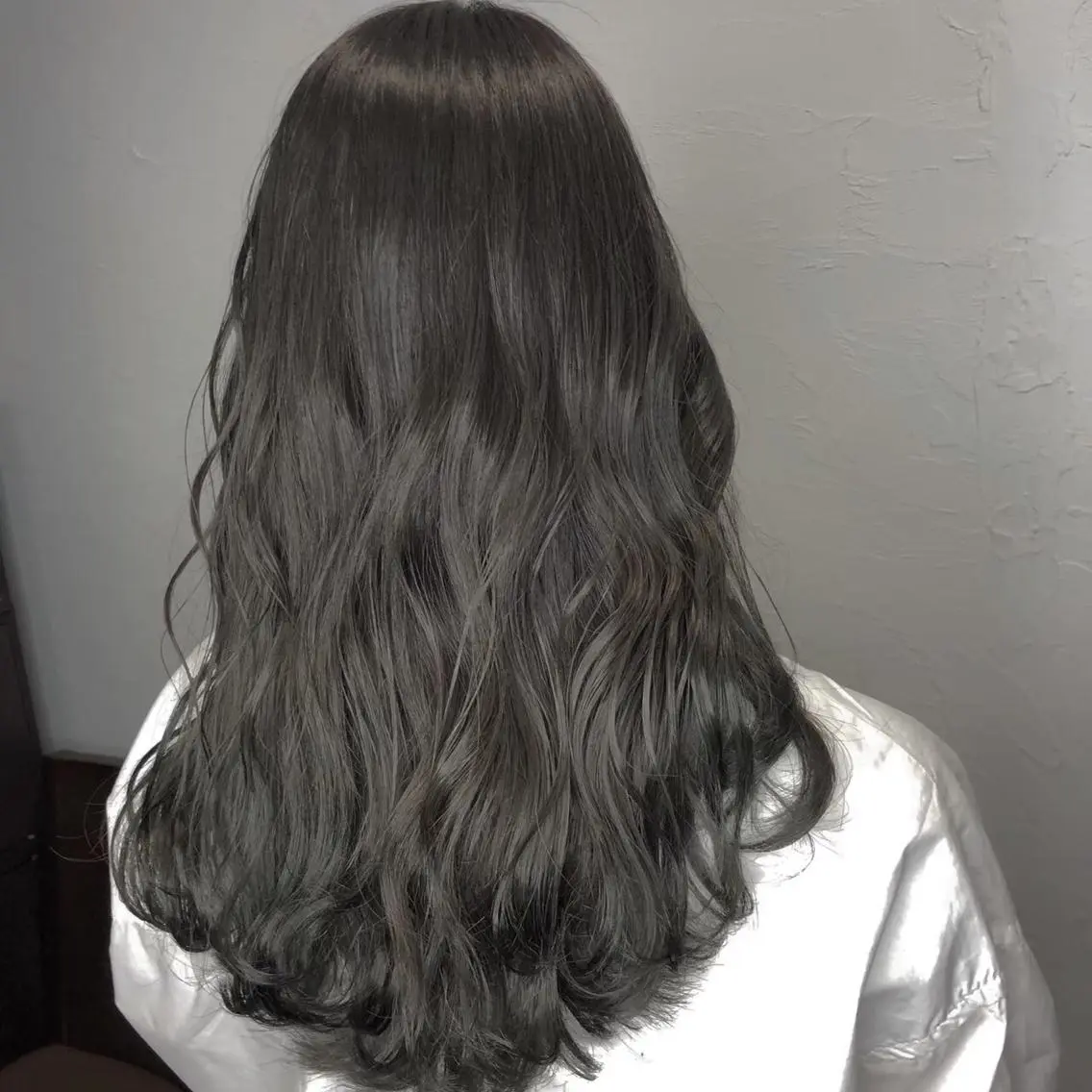 ロング カット 縮毛矯正 トリートメント シンタニナオト /梅田茶屋町のヘアスタイル