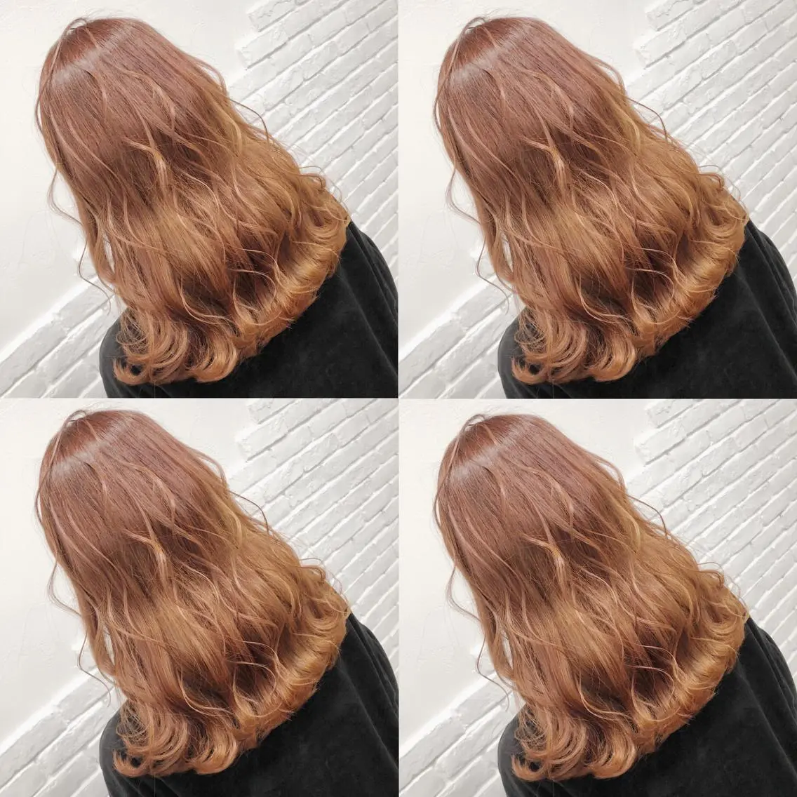 ロング カラー ヘアアレンジ メンズ キッズ カット ヘアカラー トリートメント 💟Chloe原宿店 🩶ハイトーンのヘアスタイル