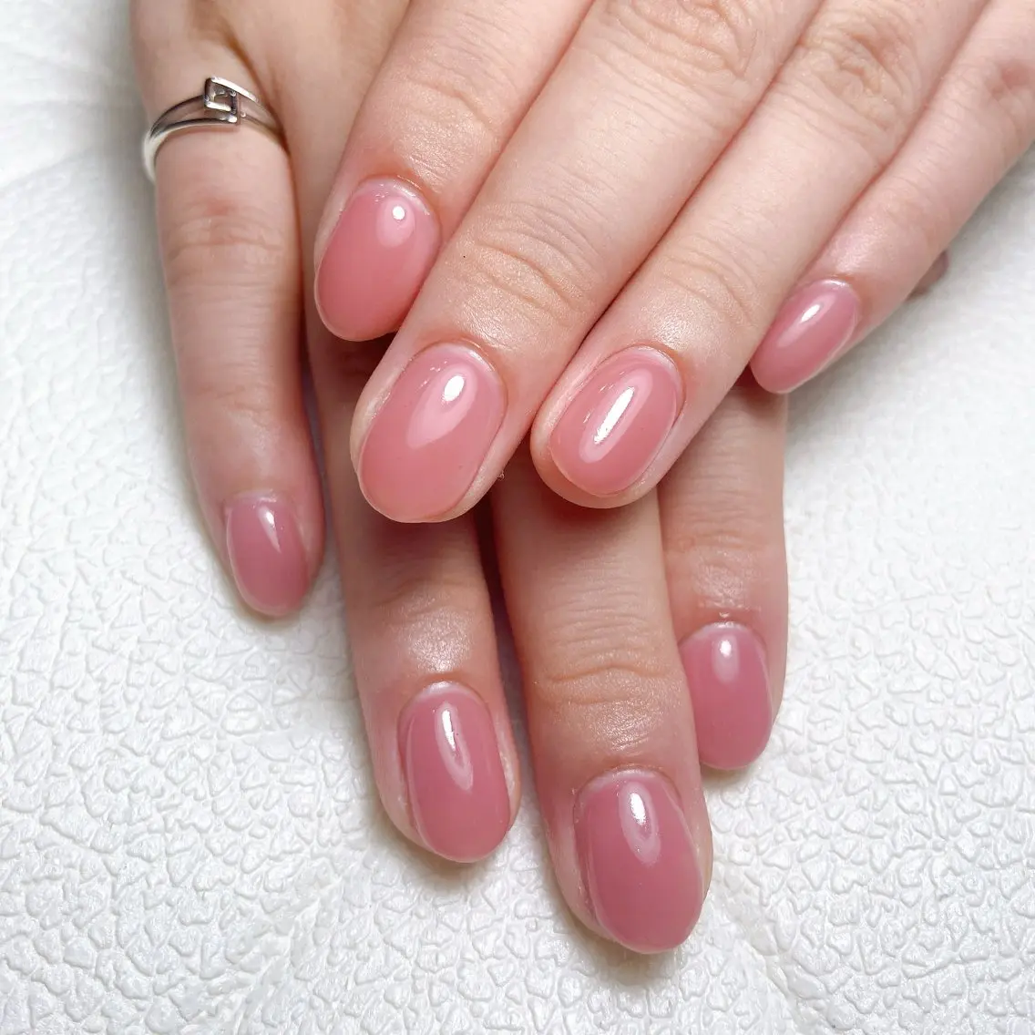【オフ込ok】ワンカラーorラメグラデーション【hand】の写真