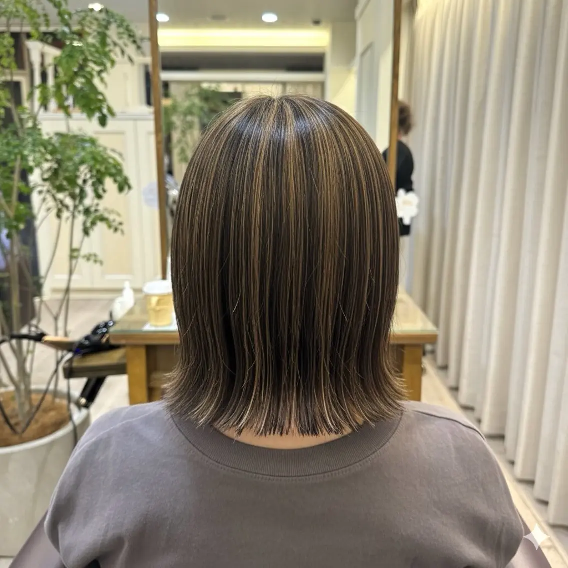 カラー ヘアカラー 今田 莉心のヘアスタイル