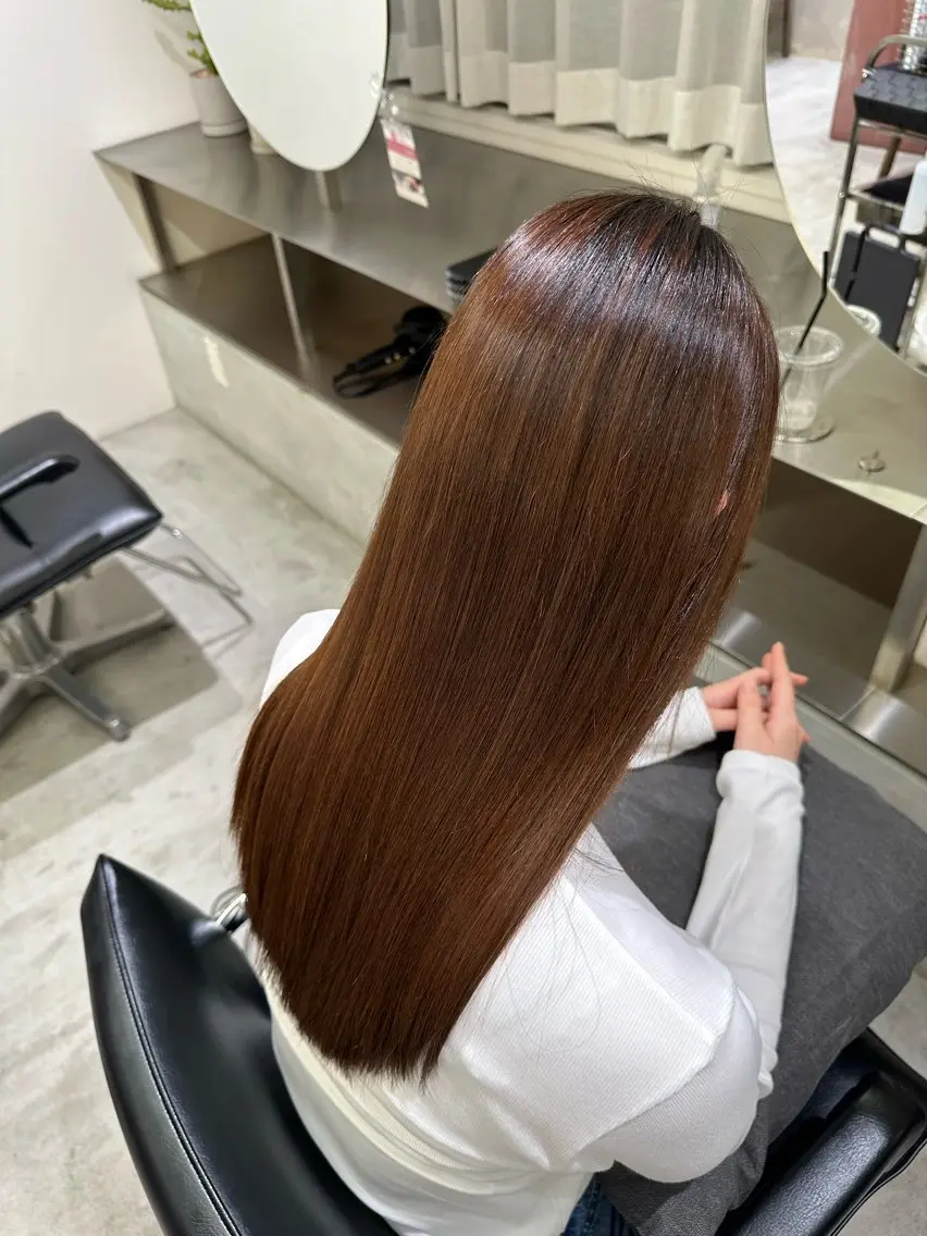 ロング 髪質改善 塩貝 幸音のヘアスタイル