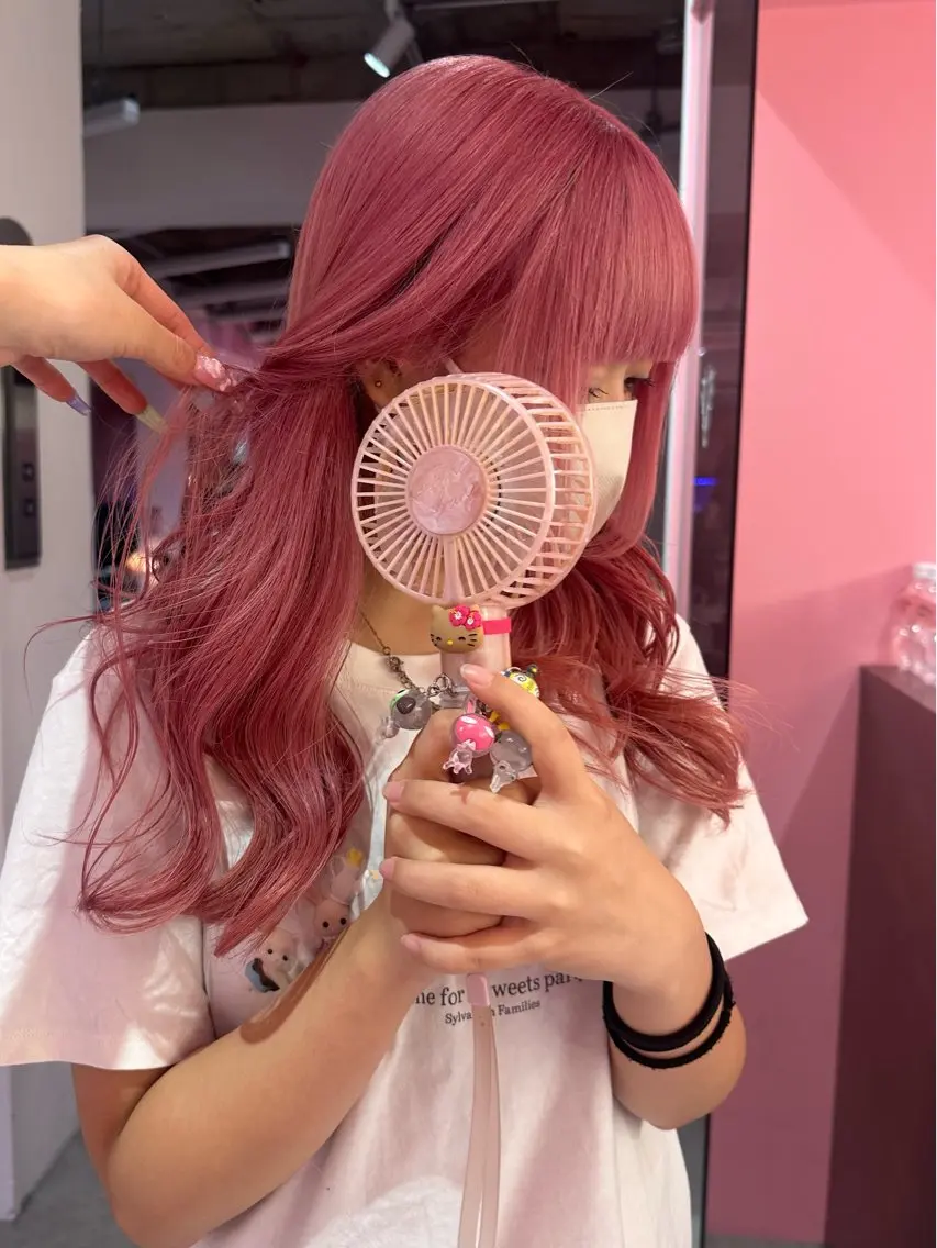 ロング レイヤー/エクステ/ カラー/MAHIROのヘアスタイル