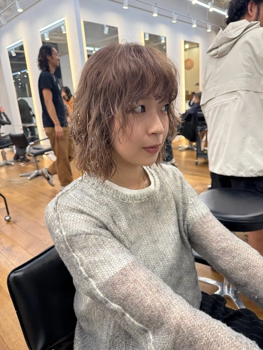 ショート パーマ ボブレイヤー ボブ レイヤーカット カット パーマ トリートメント 丁寧なカウンセリング 🌿KENTA🌿のヘアスタイル