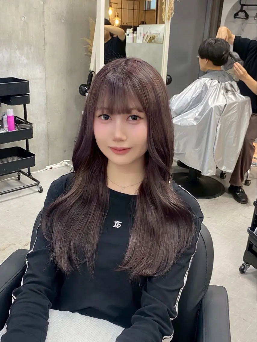 ロング カラー ブリーチ 透明感カラー ダブルカラー ハイトーンカラー インナーカラー XELM高崎 🤍Kyokaのヘアスタイル