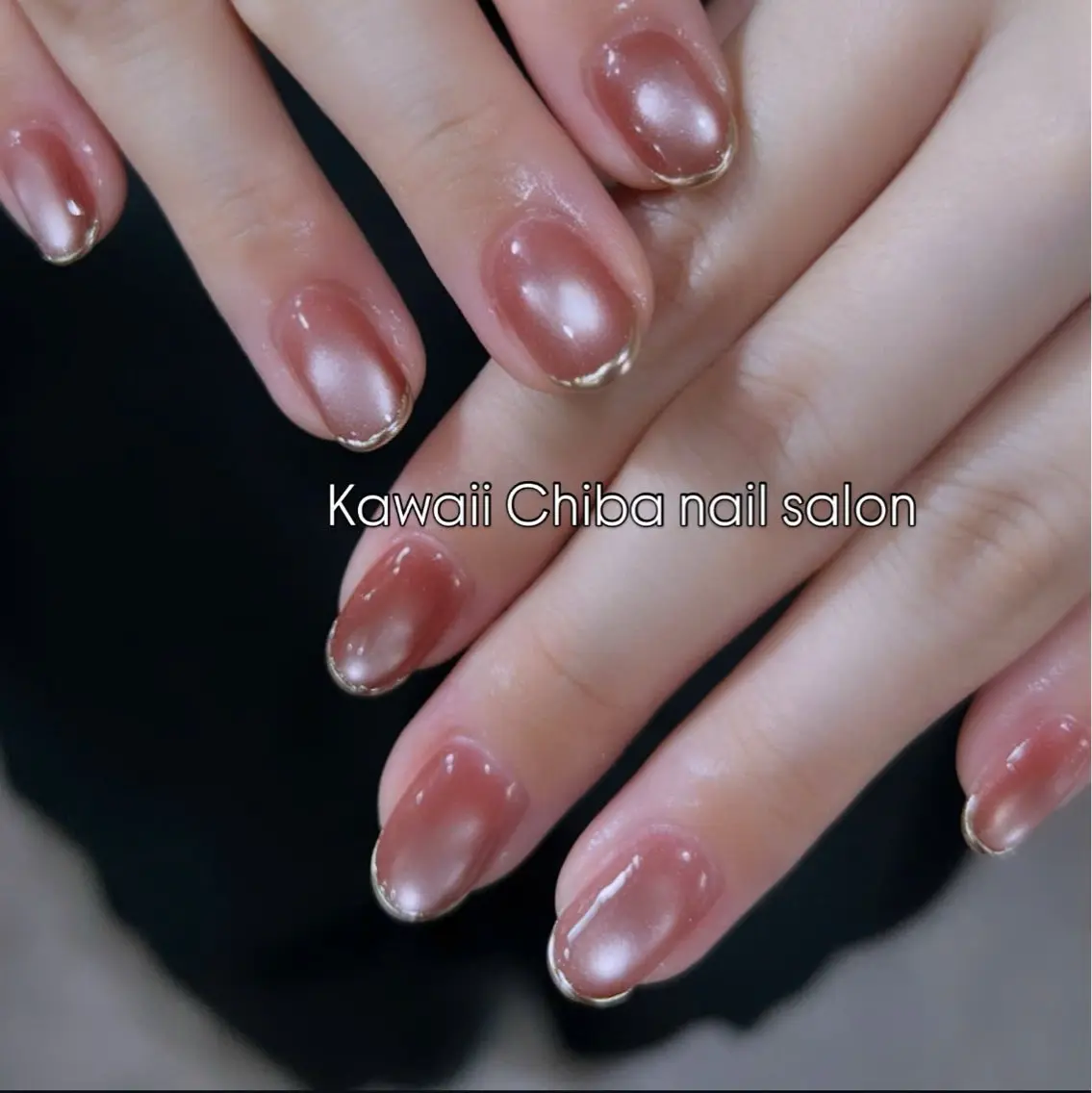 ネイル 長さ出し フレンチネイル ジェルネイル ガーリー 韓国ネイル Kawaii Chiba nailのネイルデザイン