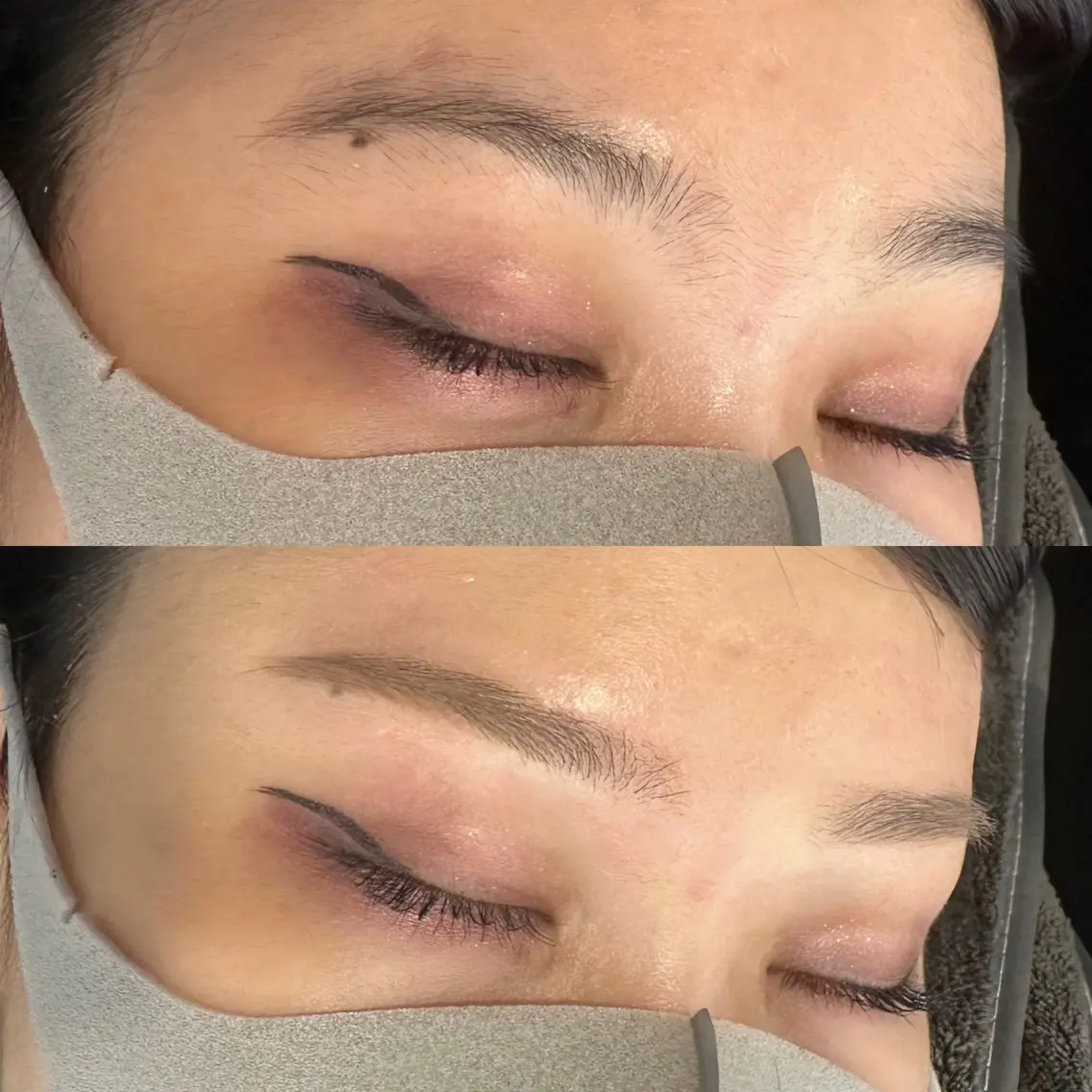 アイブロウ ワックス脱毛 眉カット pep natsumiのヘアスタイル