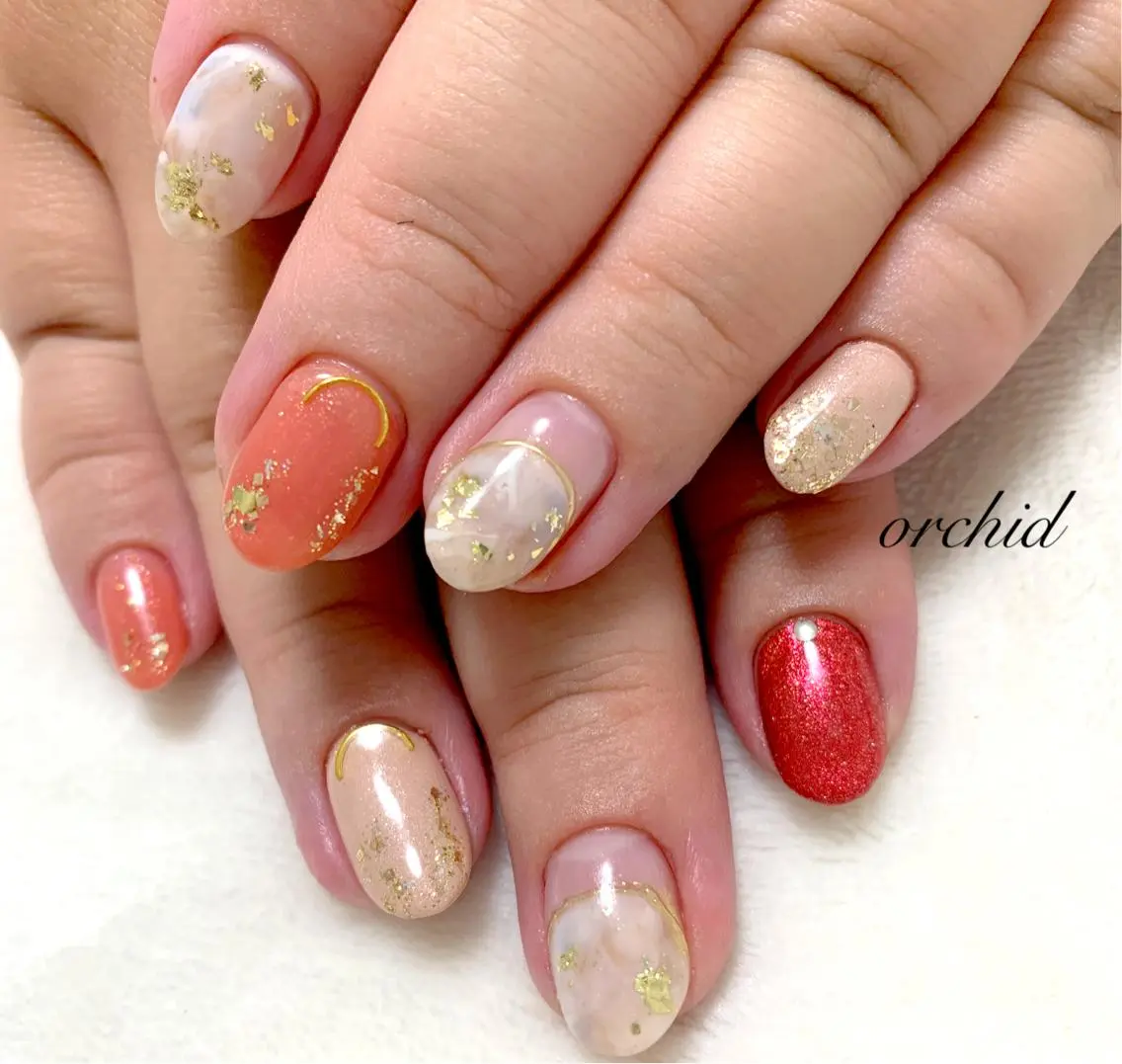 ネイル orchid ♡オーキッドのネイルデザイン