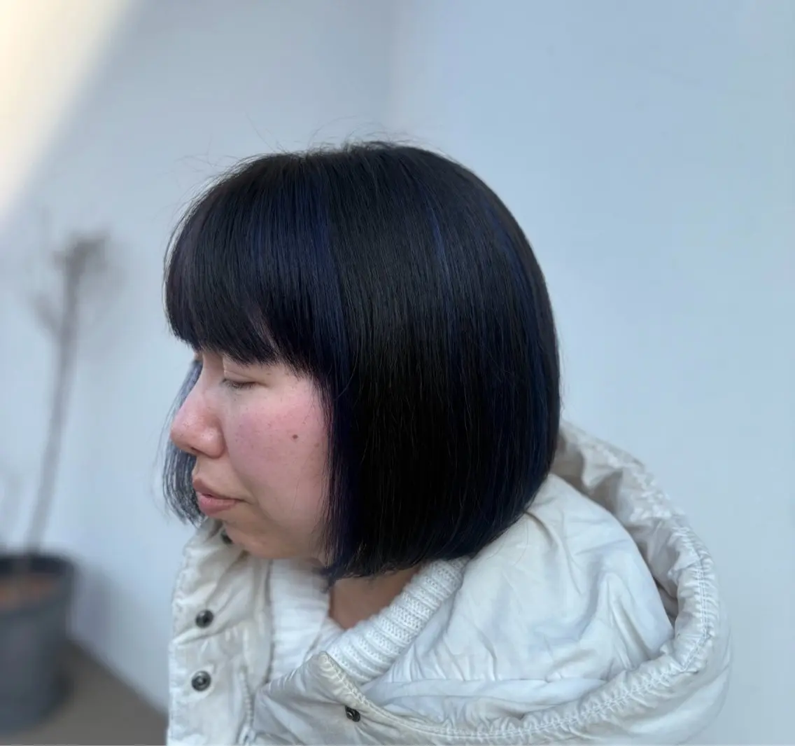 ショート カラー メッシュ カット ヘアカラー 山下ちひろ／似合わせ ／髪質改善／縮毛矯正のヘアスタイル