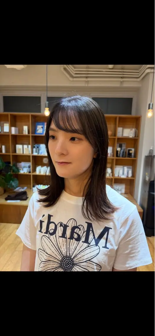 ミディアム 【パーマ🌀/暖色カ ラー🍷】ななこ🌴のヘアスタイル