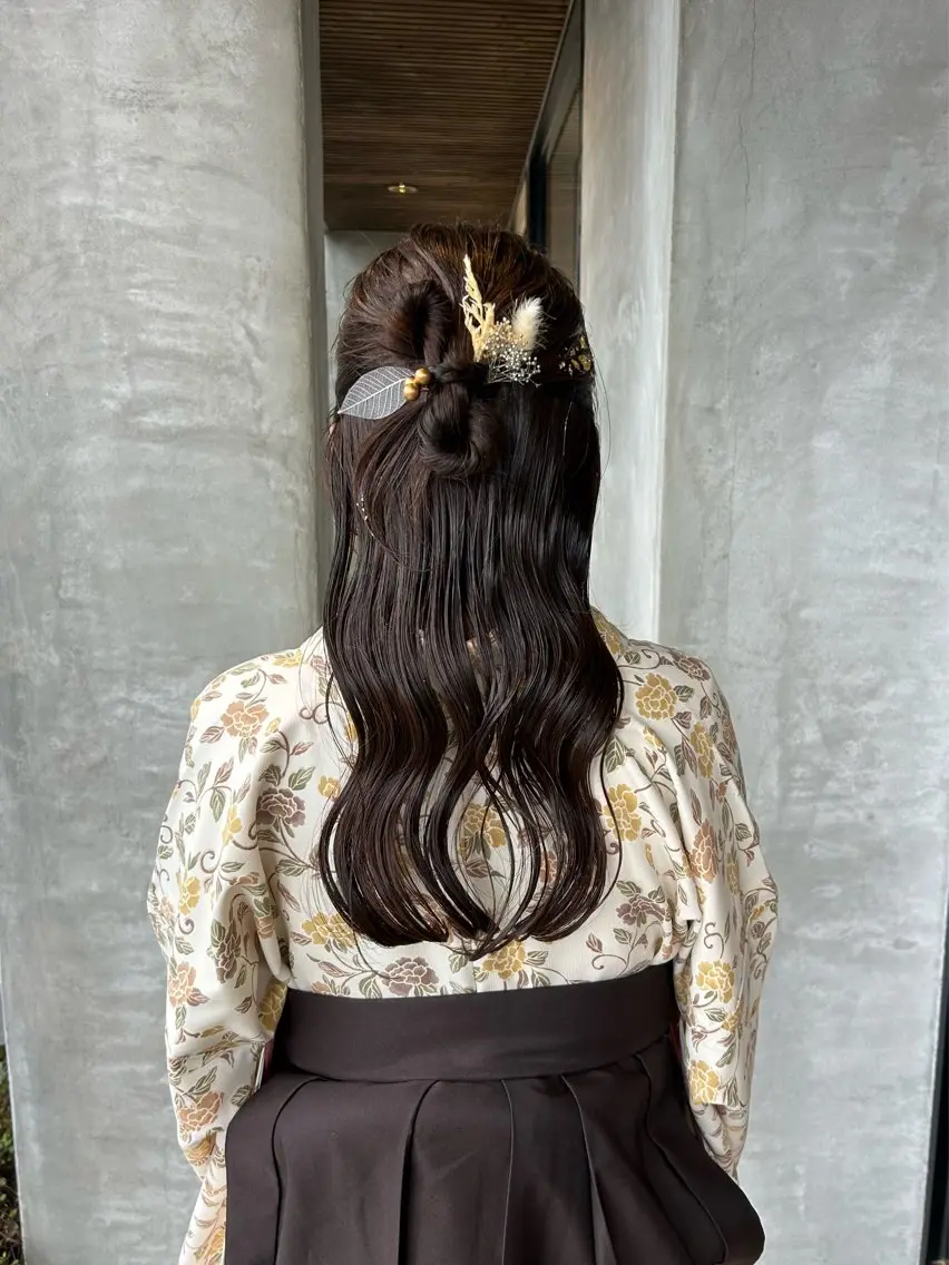 【 卒業式🌸 】 特別な日のヘアセット🎓✨️の写真