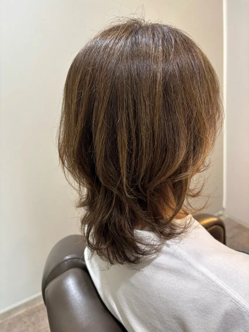 ミディアム aioon吉田 正輝のヘアスタイル