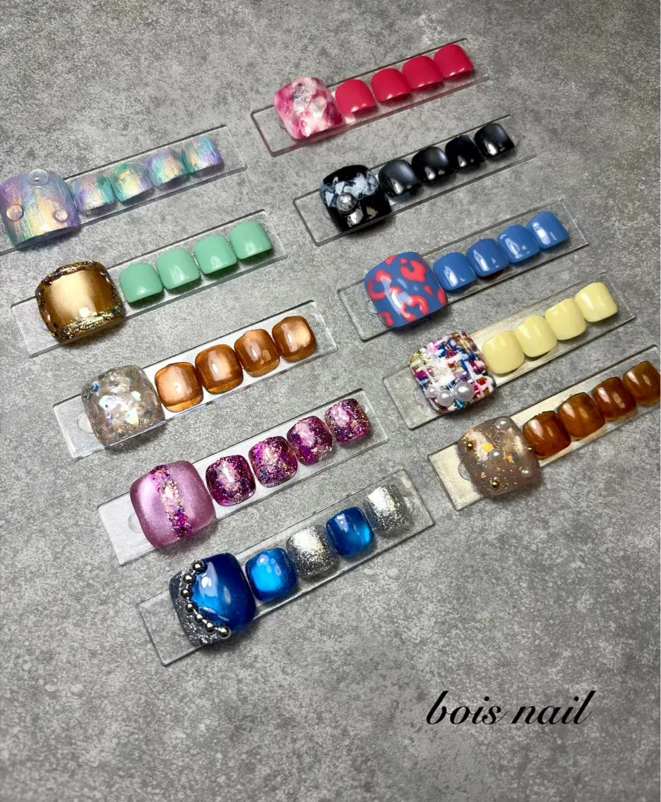 ネイル フットネイル bois nail ボワネイル北巽のネイルデザイン