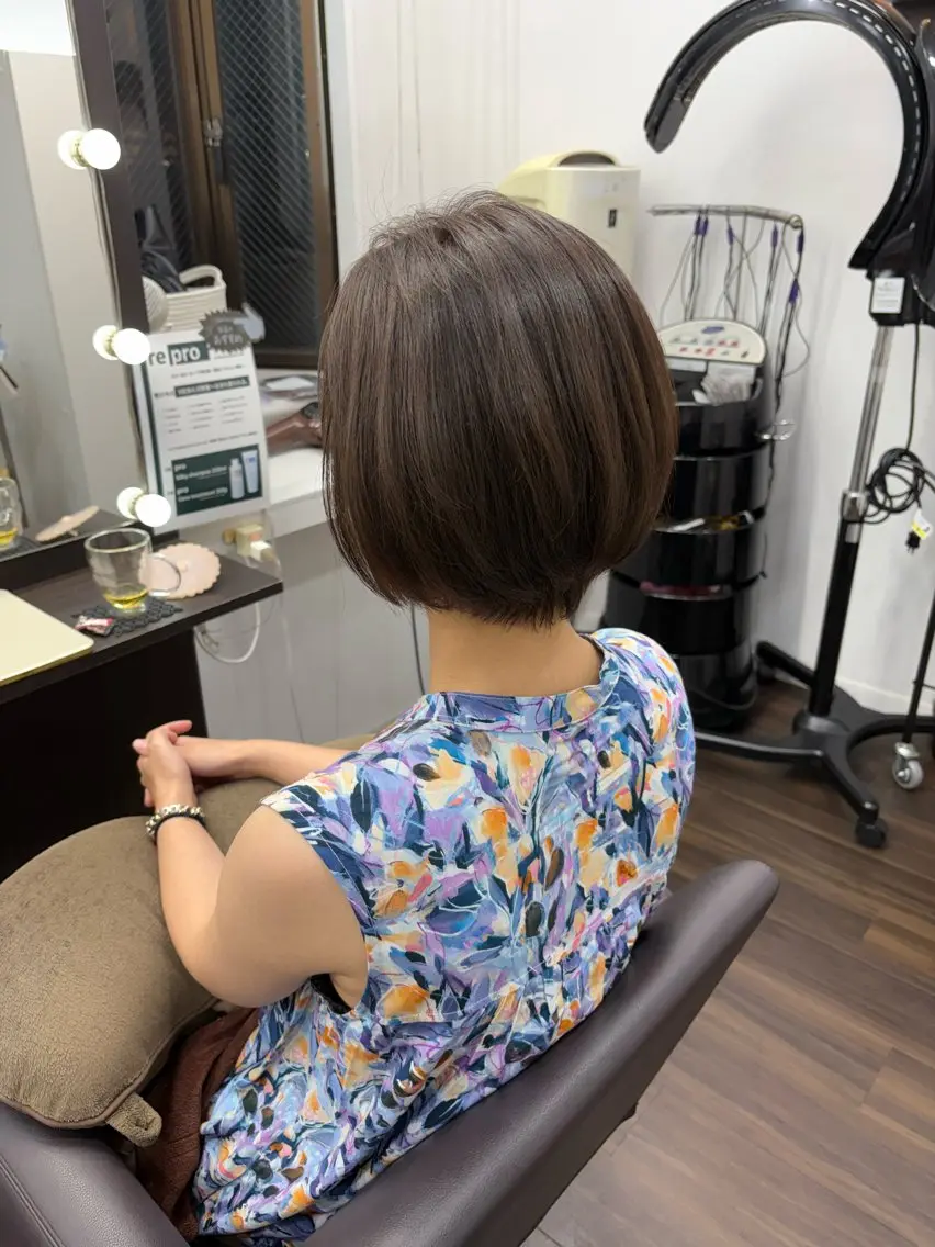 ショート カット ヘアカラー トリートメント ヘッドスパ 髪質改善FORMA 💫S.Katohのヘアスタイル
