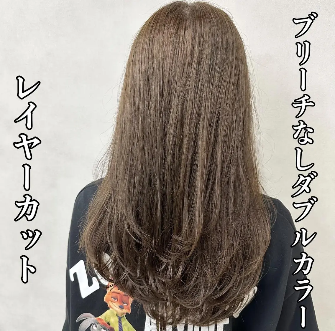 ロング カラー ブリーチ 透明感カラー ダブルカラー ブリーチなしカラー レイヤーカット カット ヘアカラー トリートメント 💎ハイライトカラー /髪質改善カラー💎のヘアスタイル