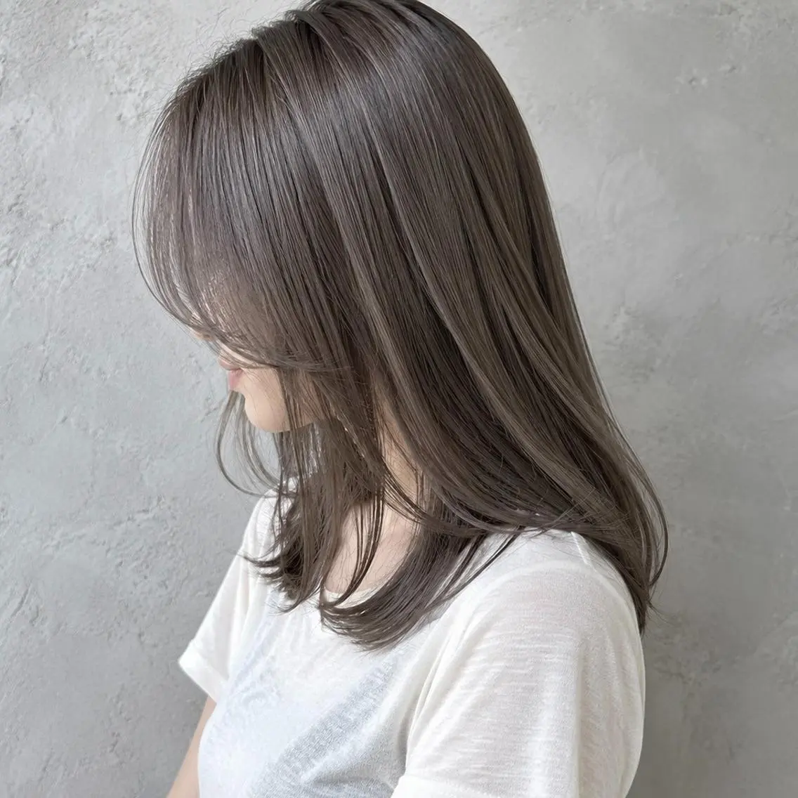 デザインカット+透明感アディクシーカラー全体 ¥3500の写真