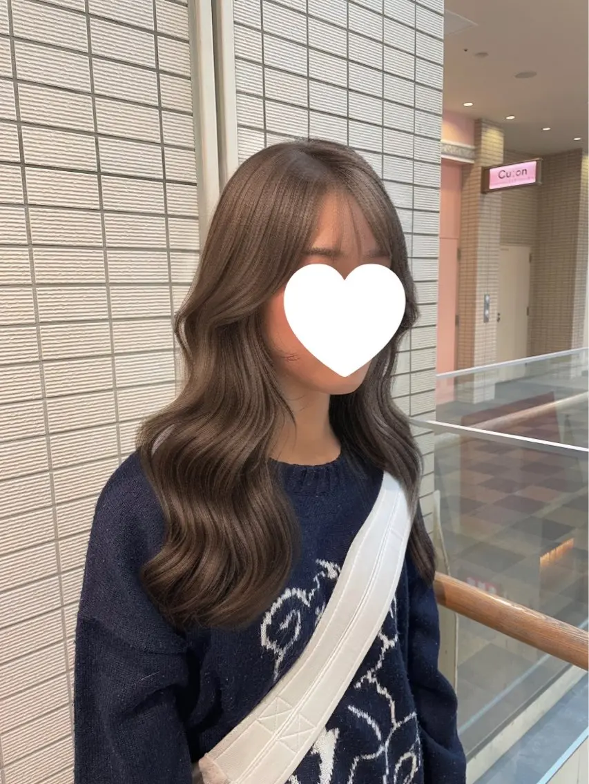ロング カット ヘアカラー トリートメント KANA🌷 髪質改善のヘアスタイル