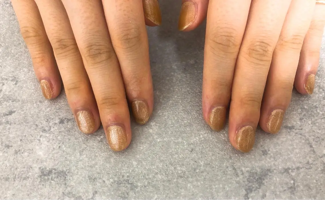 ネイル マグネットネイル 黄色 ハンドネイル mogunail &blowのネイルデザイン