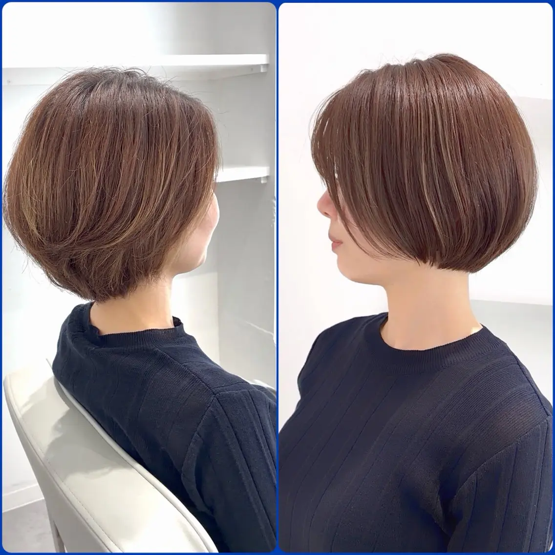 ショート カラー カット ヘアカラー 大人女性ショート専門 tomoのヘアスタイル