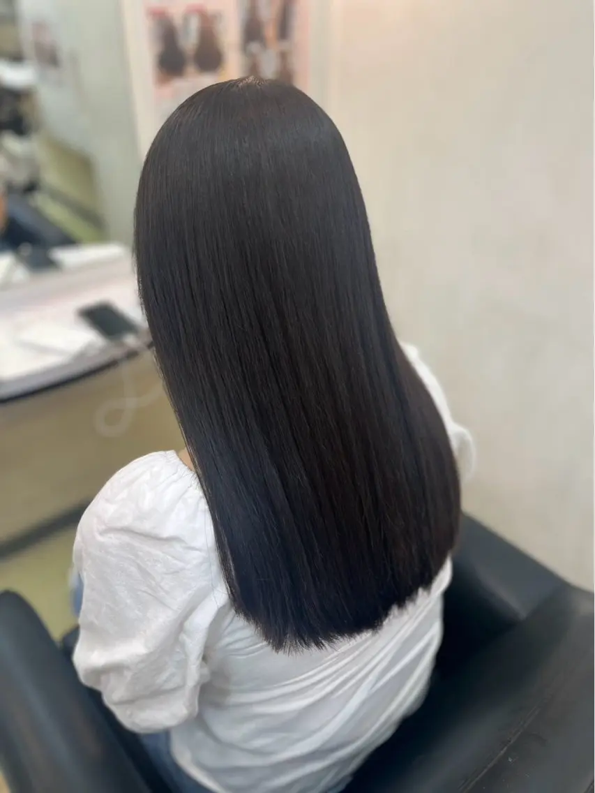 💎縮毛矯正+ダメージ軽減トリートメントの写真