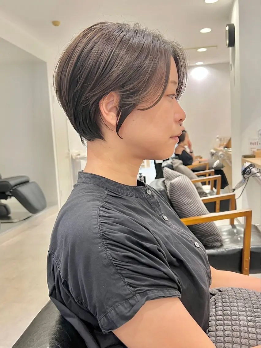 ショート 福井 茉菜美のヘアスタイル