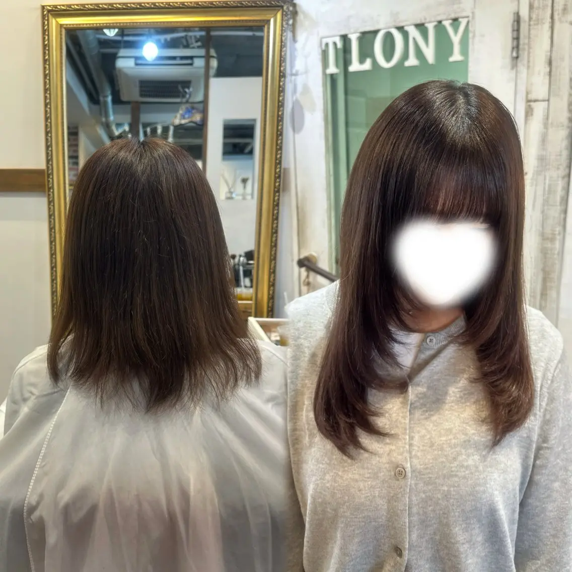 エクステ60枚地毛カット込み/レイヤーカット/ハッシュカットの写真