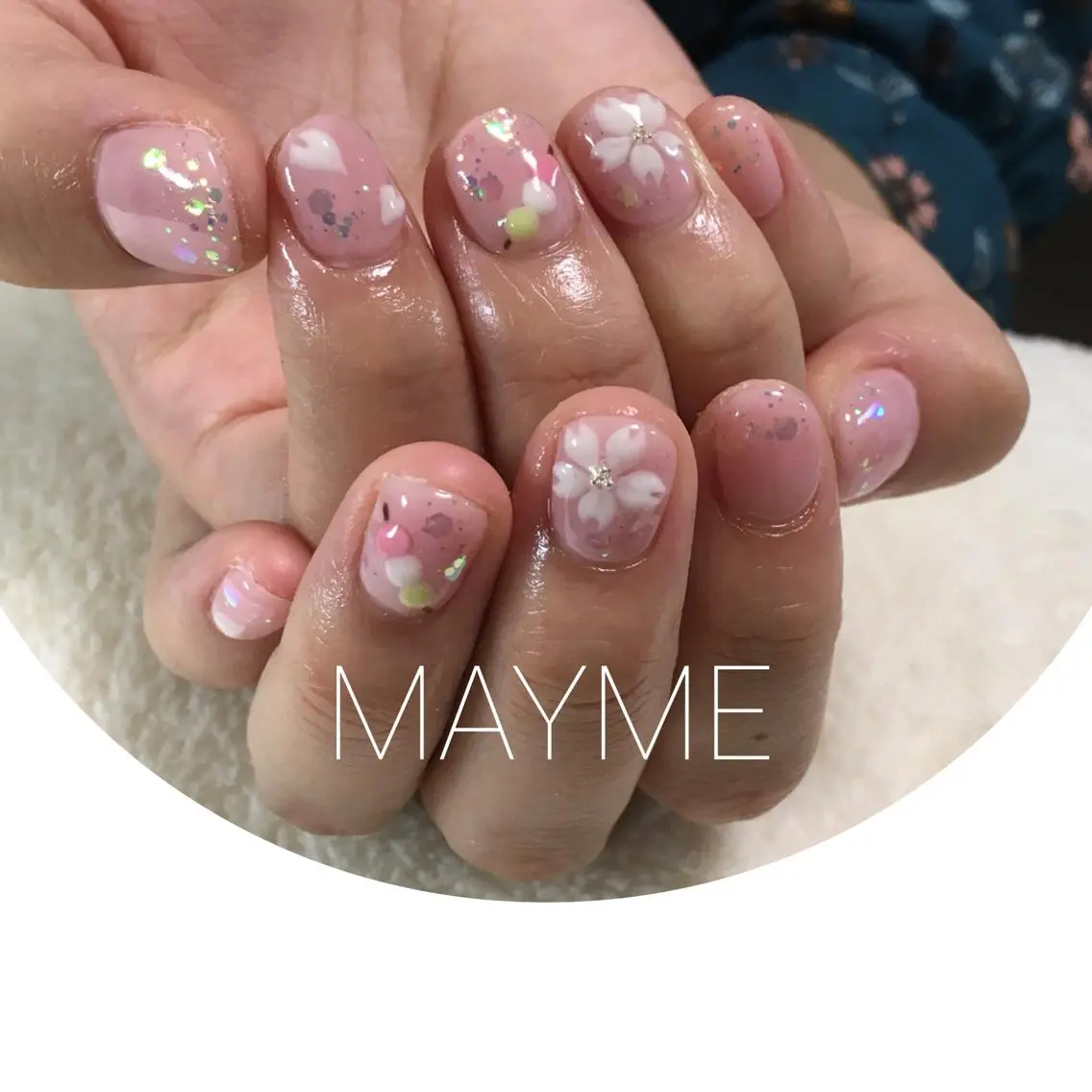 ネイル 桜ネイル MAYME yのネイルデザイン