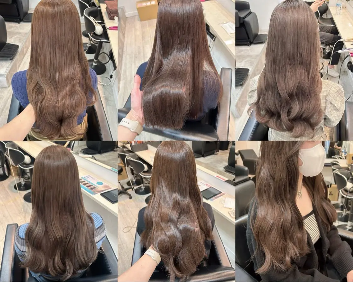 ロング カラー ヘアアレンジ 代表🎀 ふわモテ愛 され髪🩷yumiのヘアスタイル