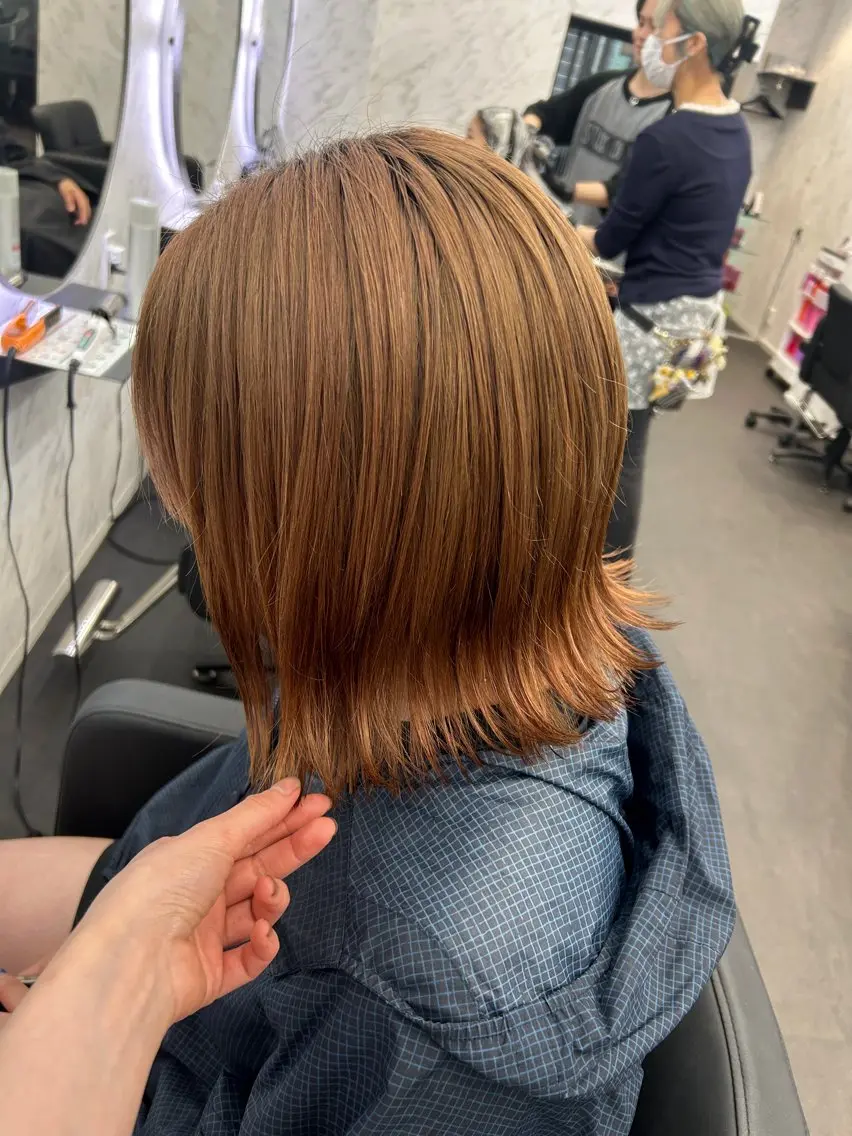 ショート ボブ 外ハネヘア カット カット¥1100 ✂️MIUのヘアスタイル