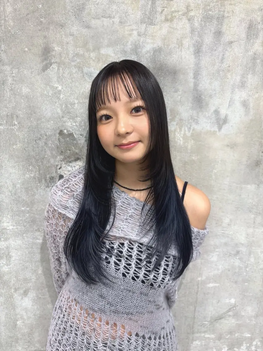 セミロング ヘアカラー ショート・ボブ 🌈chinaのヘアスタイル