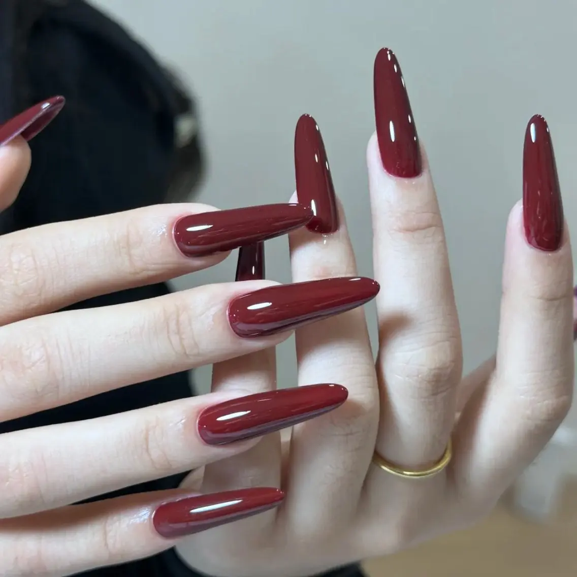 💅チップ長さ出しワンカラーorラメグラの写真
