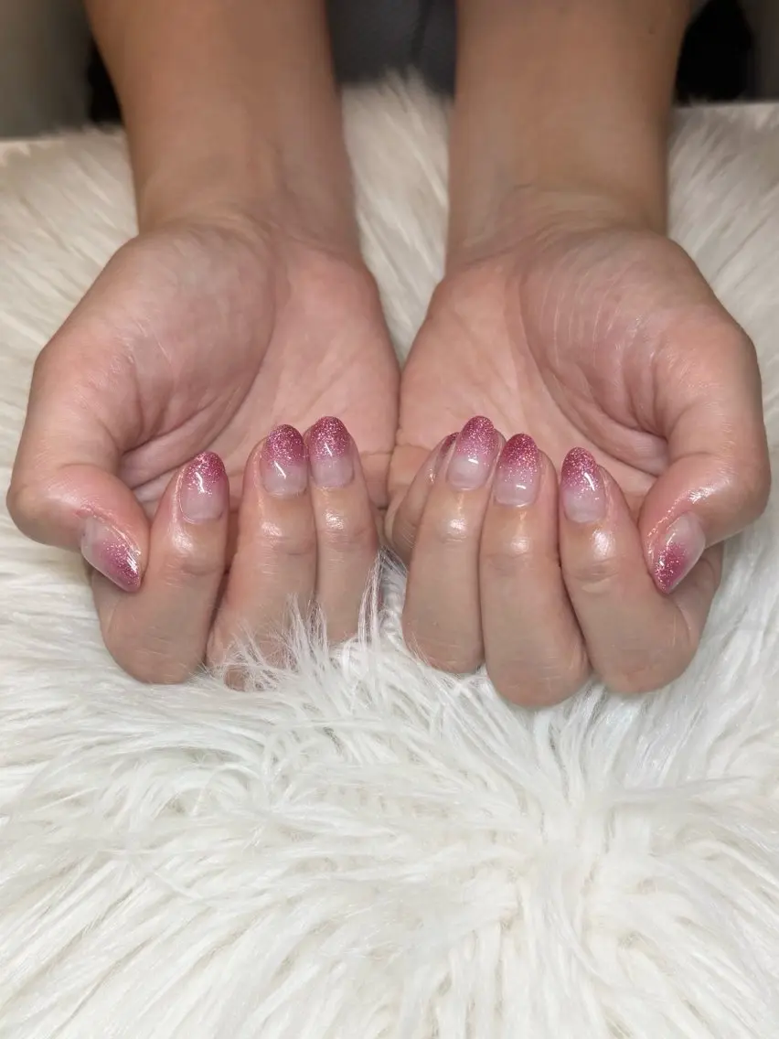 【Jr.ネイリスト限定】《Hand》ラメグラ(オフなし)¥3700の写真