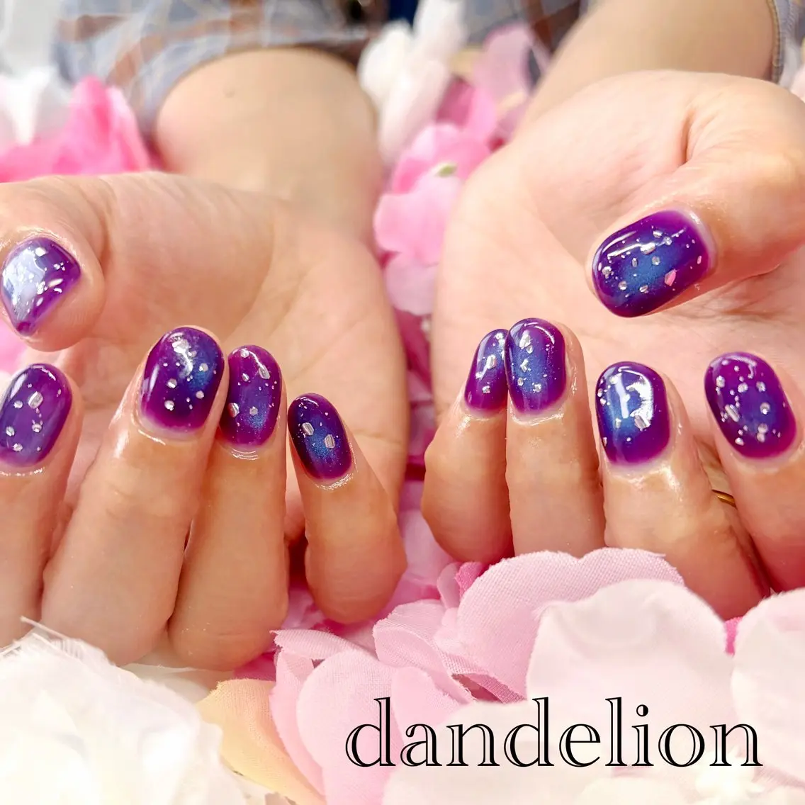 ネイル ハンドネイル ハンドケア dandelion ダンデライオンのネイルデザイン