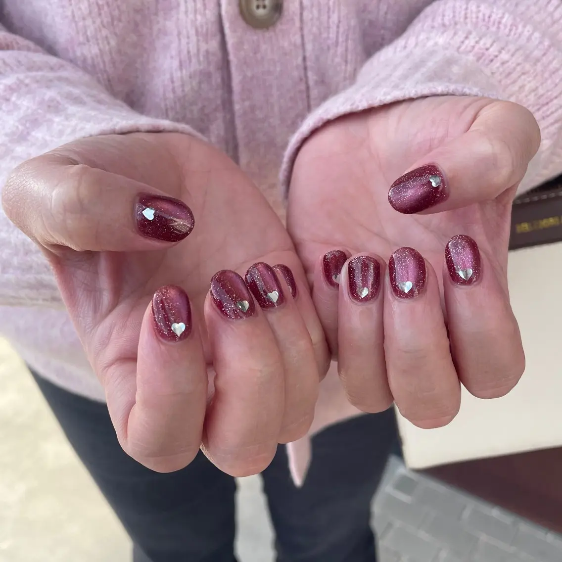 ネイル フラッシュネイル フラッシュマグ マグネットネイル ハンドネイル ennail ayaのネイルデザイン
