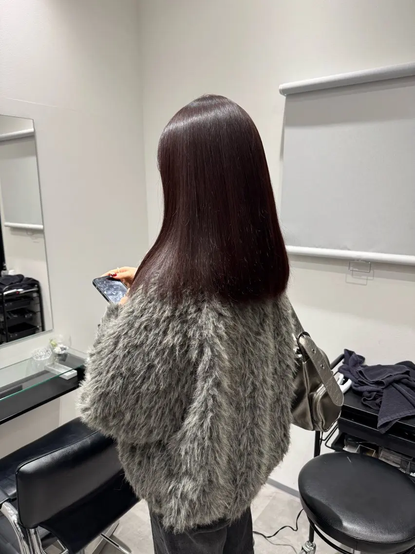 カラー ヘアカラー 中井亜未/ 姫路ボブのヘアスタイル
