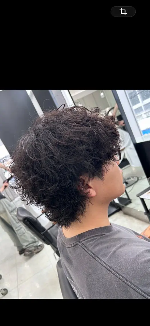 パーマ メンズ メンズパーマ 波巻きパーマ カット パーマ 増田 拳士のヘアスタイル