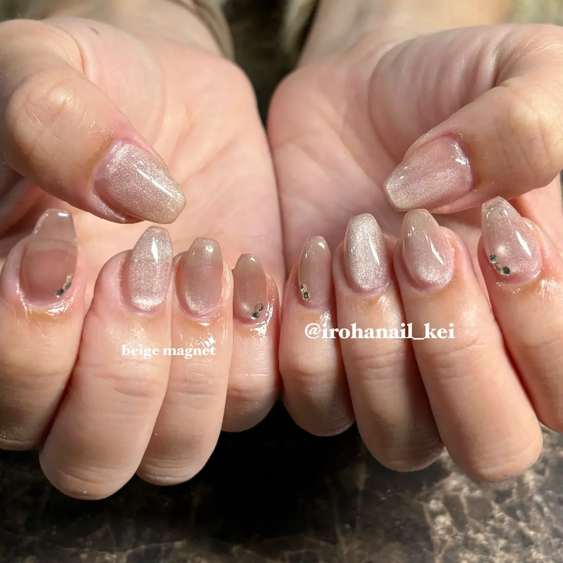 ネイル マグネットネイル IROHA NAIL_けい🐶のネイルデザイン