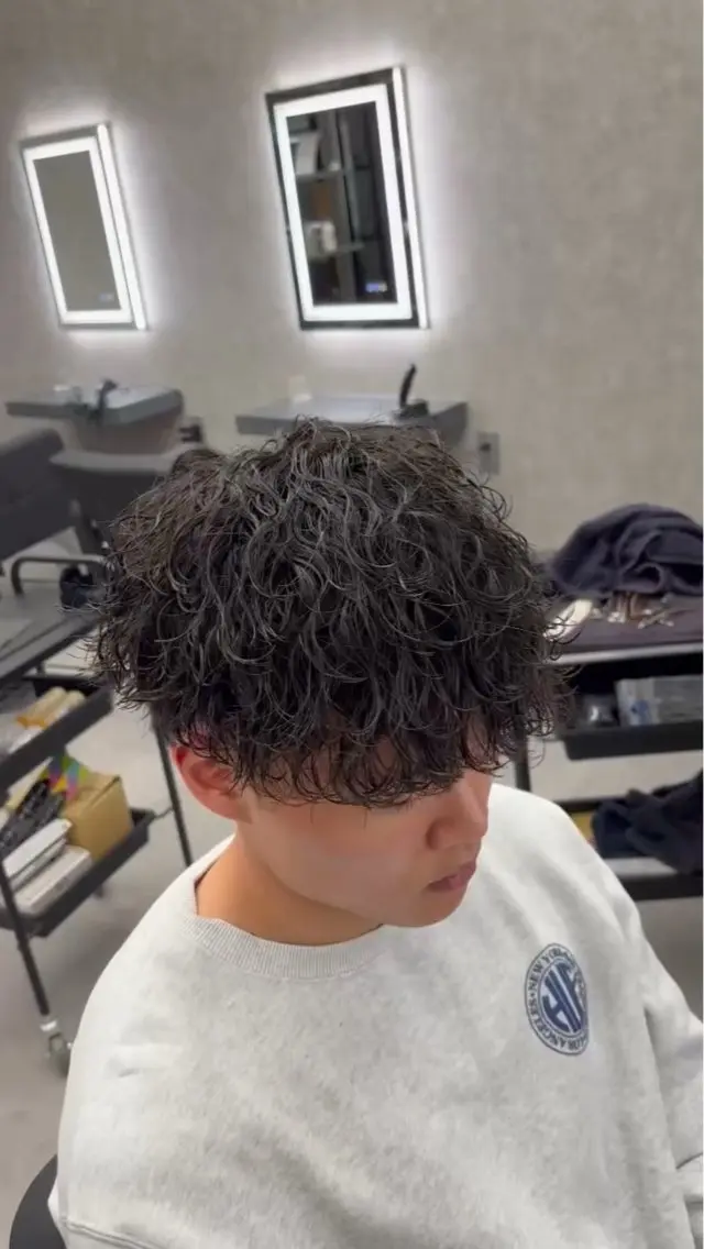 🔥カット+波巻きパーマ🔥の写真