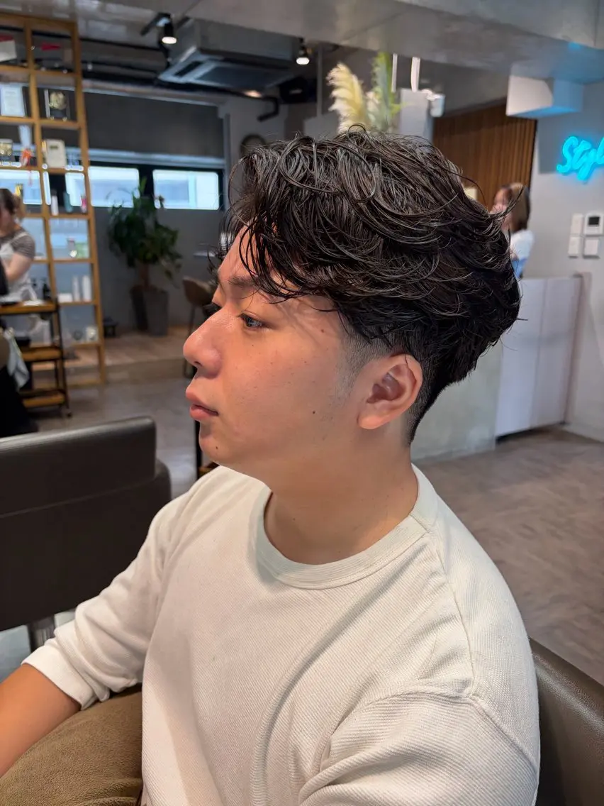 メンズ カット パーマ メンズカット パーマ飯野友喜のヘアスタイル