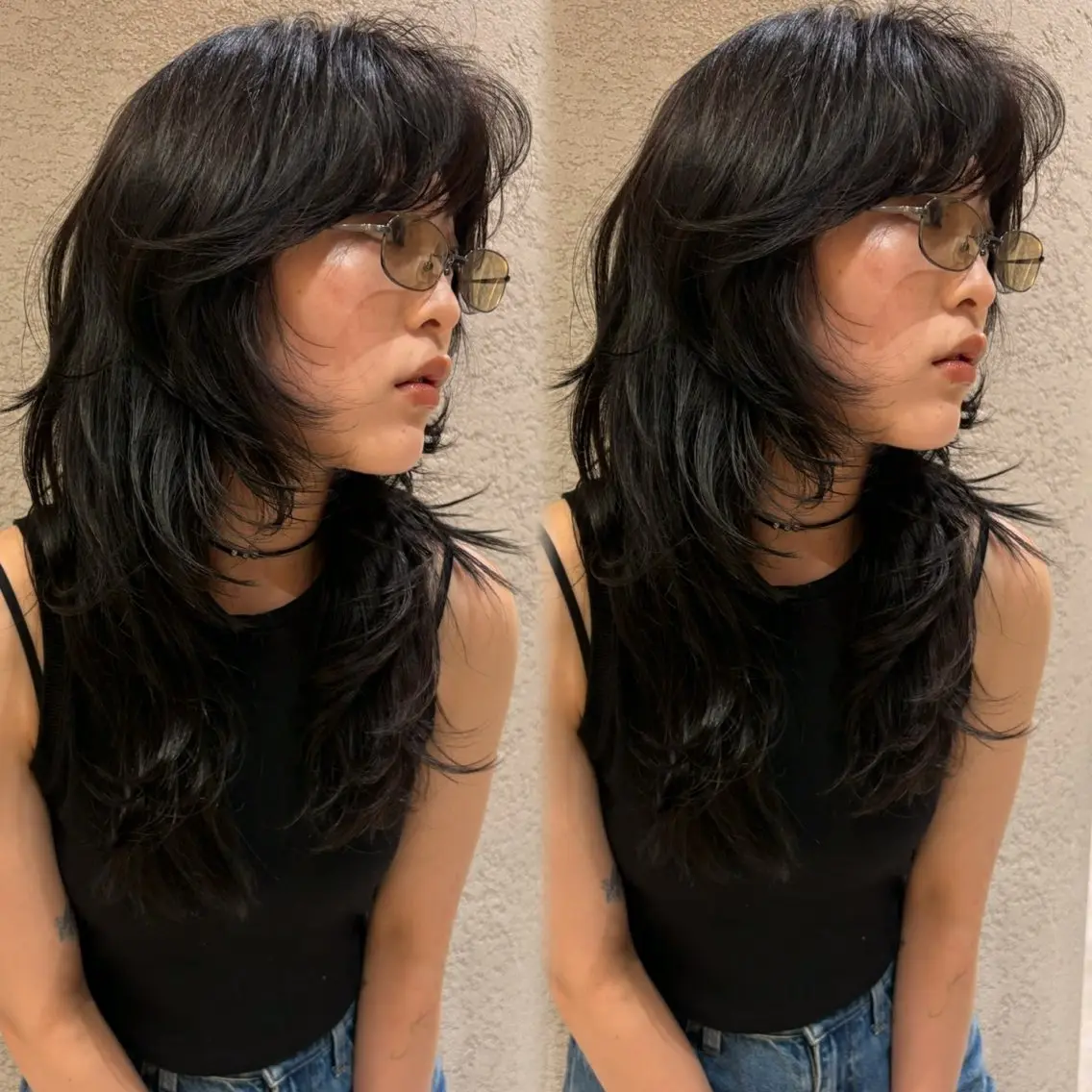 ロング カラー 似合わせカット カット トリートメント レイヤー/髪質改善 Lond ambreのヘアスタイル