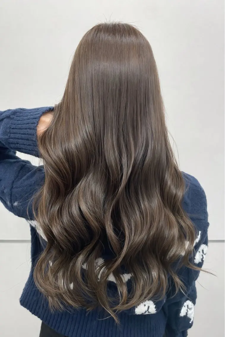 セミロング カラー ベージュカラー オリーブベージュ カット ヘアカラー トリートメント 💗大人艶×髪質改善 カラー💗AYAKIのヘアスタイル