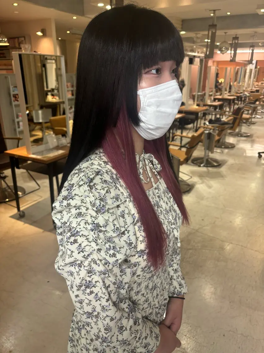 ロング カラー インナーカラー ヘアカラー トリートメント 元地雷系美容師🫶 RYUSEI🐈‍⬛のヘアスタイル