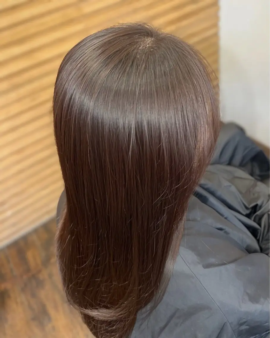 セミロング m yuunaのヘアスタイル